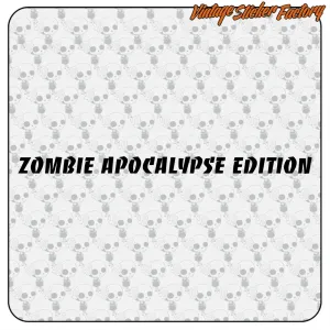 Sticker Zombie Apocalypse Edition