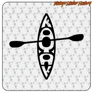 KAYAK 8 AUFKLEBER. KAUFEN SIE VINYLAUFKLEBER.