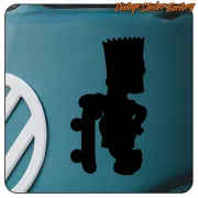 BART SIMPSON AUFKLEBER. KAUFEN SIE VINYLAUFKLEBER.