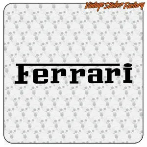 FERRARI' STICKERS.