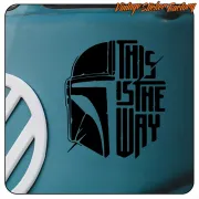 THIS IS THE WAY AUFKLEBER. KAUFEN SIE VINYLAUFKLEBER.