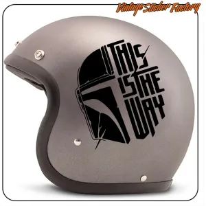 THIS IS THE WAY AUFKLEBER. KAUFEN SIE VINYLAUFKLEBER.