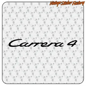 AUTOCOLLANT CARRERA 4. ACHETEZ DES AUTOCOLLANTS EN VINYLE.