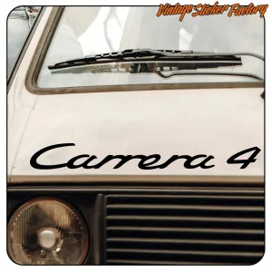 CARRERA 4' STICKERS.