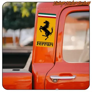 AUTOCOLLANT FERRARI EMBLEM. ACHETEZ DES AUTOCOLLANTS EN VINYLE.