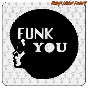 Pegatina FUNK YOU. Comprar pegatinas.