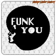 FUNK YOU AUFKLEBER. KAUFEN SIE VINYLAUFKLEBER.