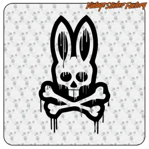 Autocollant Satan Skull pour moto café racer