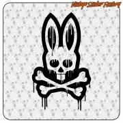 Pegatina SATAN SKULL de calavera para moto