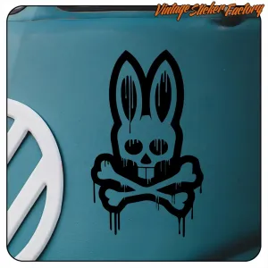 Pegatina SATAN SKULL de calavera para moto