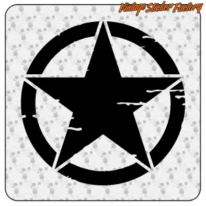 Pegatina JEEP STAR. Comprar pegatinas.