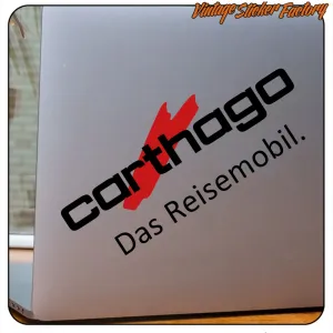CARTHAGO DAS REISEMOBIL AUFKLEBER. KAUFEN SIE VINYLAUFKLEBER.