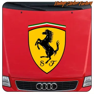 AUTOCOLLANT FERRARI. ACHETEZ DES AUTOCOLLANTS EN VINYLE.