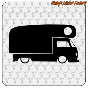 AUTOCOLLANT VW T2 WOHNMOBIL. ACHETEZ DES AUTOCOLLANTS EN VINYLE.