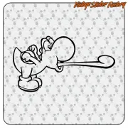 AUTOCOLLANT YOSHI. ACHETEZ DES AUTOCOLLANTS EN VINYLE.