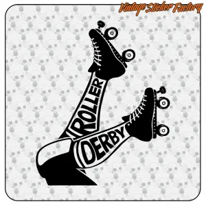 ROLLER DERBY AUFKLEBER. KAUFEN SIE VINYLAUFKLEBER.