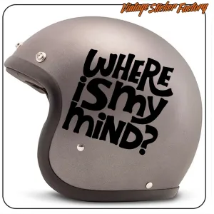 AUTOCOLLANT WHERE IS MY MIND. ACHETEZ DES AUTOCOLLANTS EN VINYLE.