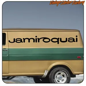 JAMIROQUAI TEXT AUFKLEBER. KAUFEN SIE VINYLAUFKLEBER.