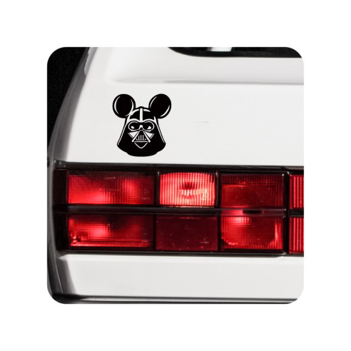 Sticker Darth Vader Mickey Mouse