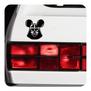 DARTH VADER MICKEY MOUSE Aufkleber