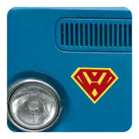 Aufkleber Super VW