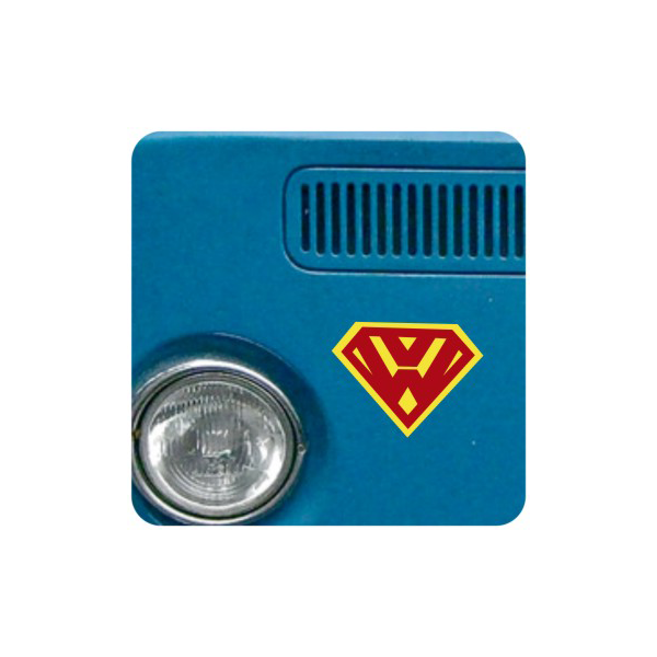 Pegatina SUPER VW. Pegatinas para tu volkswgen