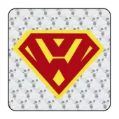 Aufkleber Super VW 2