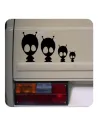 Autocollant Alien