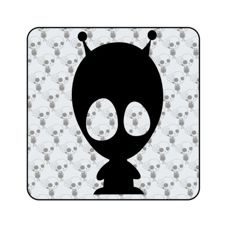 Pegatina ALIEN. Pegatinas freaks, pegatinas frikis.