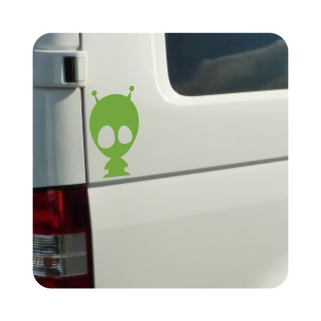 Pegatina ALIEN. Pegatinas freaks, pegatinas frikis.