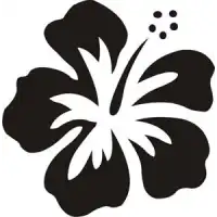 Autocollant Flor Hawaiana Hibiscus