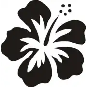 Sticker Flor Hawaiana Hibiscus