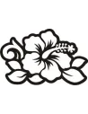 Autocollant Flor Hawaiana Hibiscus