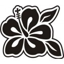 Sticker Flor Hawaiana Hibiscus
