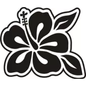 Autocollant Flor Hawaiana Hibiscus