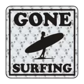 Sticker Gone Surfing 2
