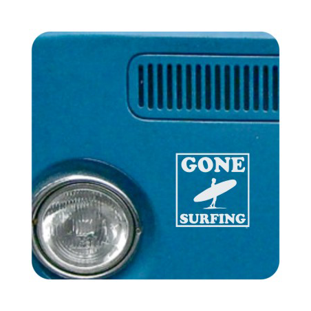 Autocollant Gone Surfing