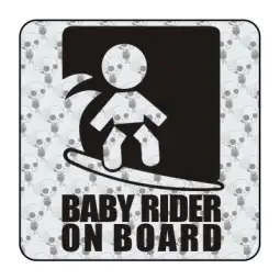 Autocollant baby rider on board 2