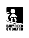 BABY RIDER ON BOARD Aufkleber