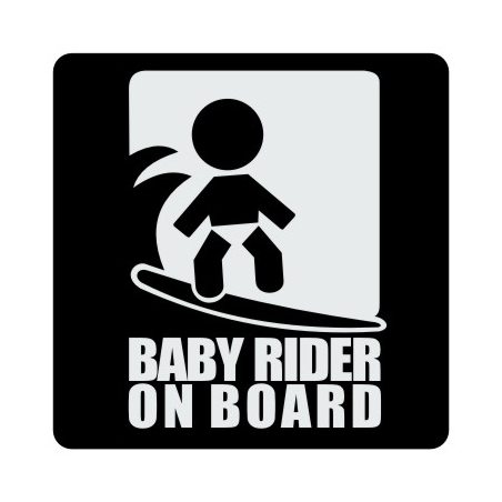 Sticker baby rider on board