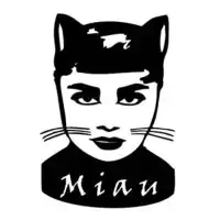 Autocollant Audrey gata