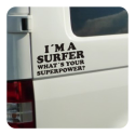 Adesivo I am a surfer what is your super power