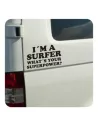 Sticker I am a surfer what is your super power