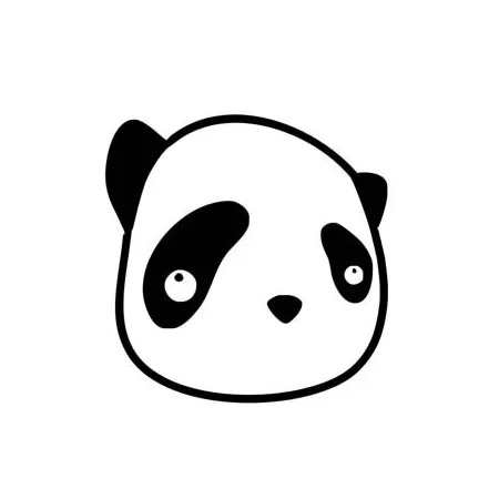 PANDA Aufkleber