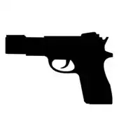 Autocollant pistola
