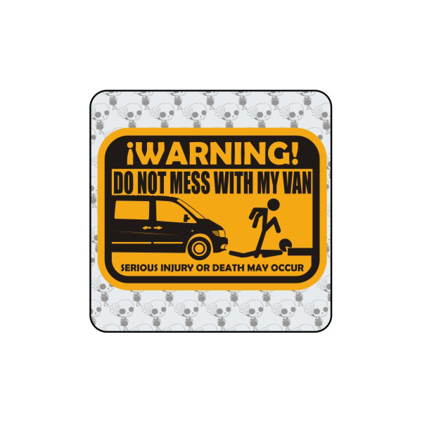 Autocollant Don t mess with my Vito