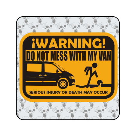 Pegatina DON T MESS WITH MY VITO. Pegatinas para Camper y Autocaravana
