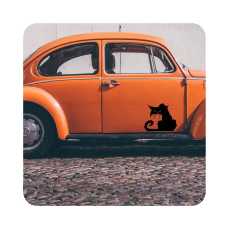 Sticker Gatete maligno