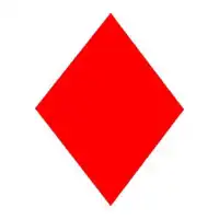 Pegatina de vinilo AS DE DIAMANTE