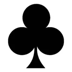 ACE OF CLUBS Aufkleber